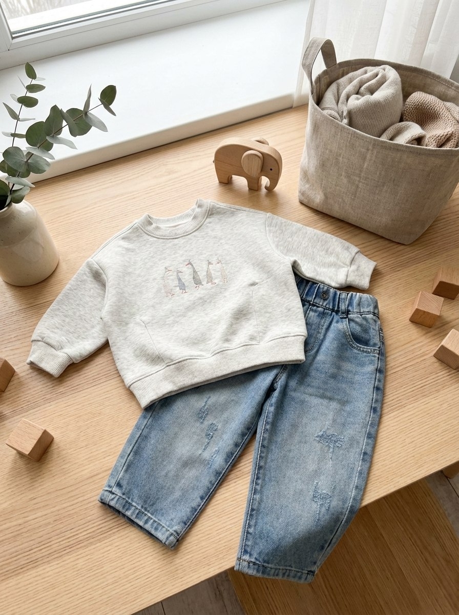 Джемпер + джинсы