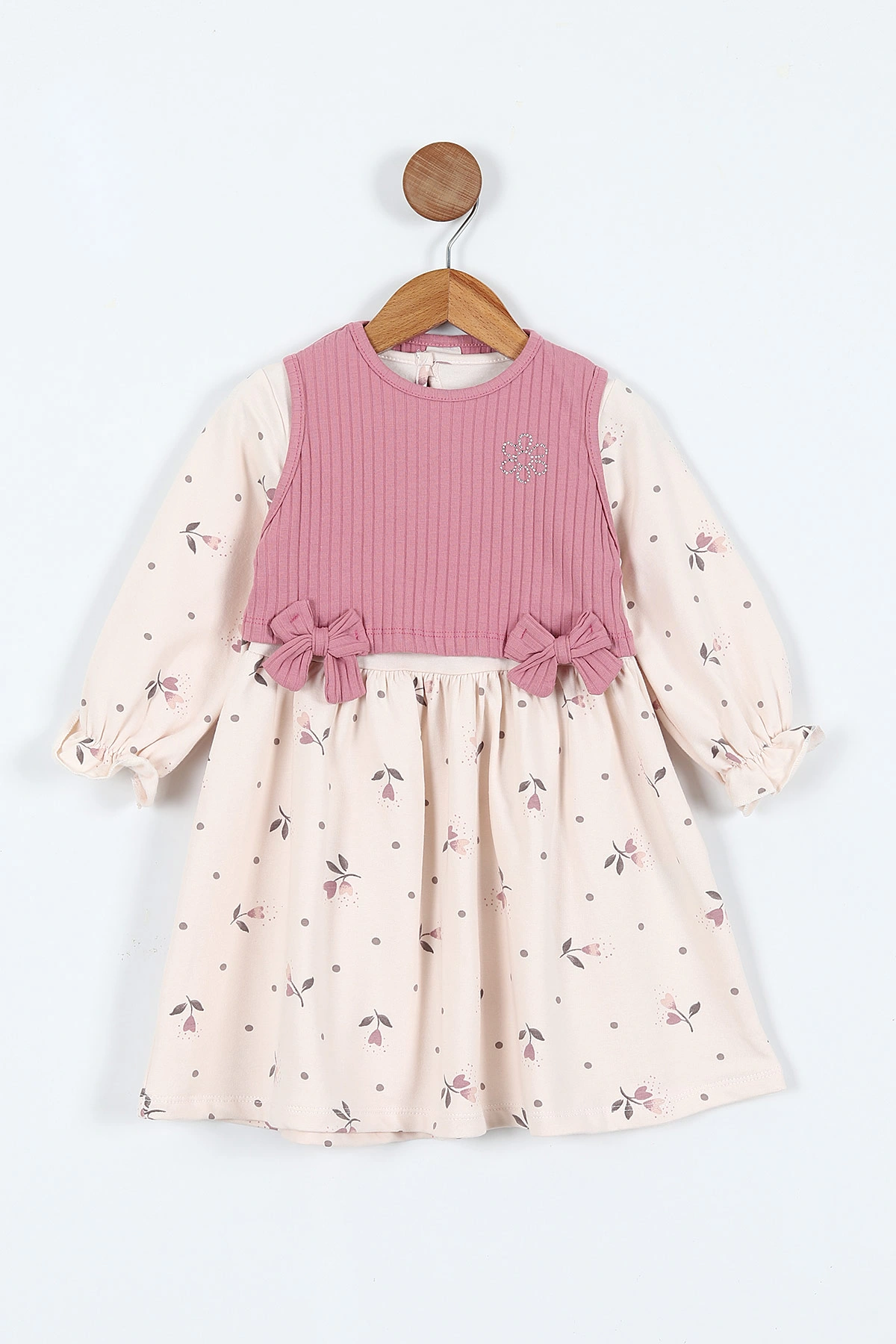 Набор : платье + жилетка 