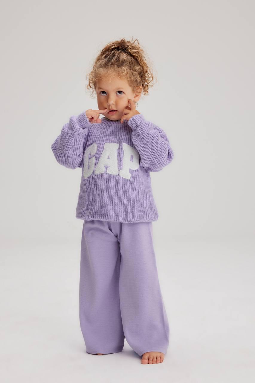 Вязаный набо “Gap” : джемпер + брюки палаццо